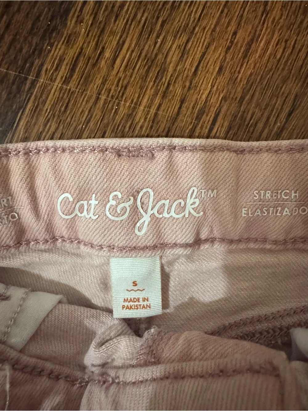 Kids Pink, Jean & Rust Casual Shorts Trio - 3-Pack